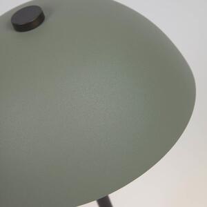 Kovová stolní lampa Aleyla zelená
