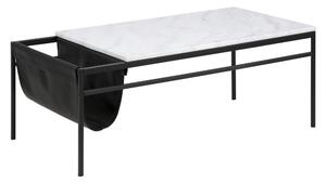 Stylový konferenční stolek Agustin bílá / černá