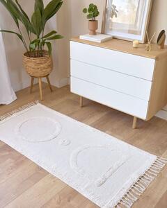 Bavlněný koberec barnebale 70 x 140 béžový