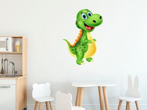 Nálepka na zeď pro děti Usměvavý velký dinosaurus Velikost: 10 x 10 cm