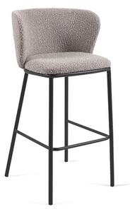 MUZZA Barová židle arun 75 cm šedá