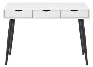 Designový psací stůl Nature 110 cm bílý-černý