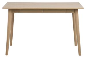 Designový psací stůl Nahla 120 cm dub bílý