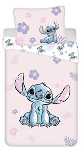 JERRY FABRICS Povlečení Lilo and Stitch Pink Bavlna, 140/200, 70/90 cm