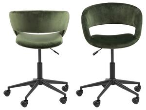 Designová kancelářská židle Natania lesní zelená