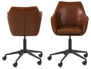 Designová kancelářská židle Norris brandy five