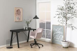Designová kancelárska židle Norris svetlo ružová