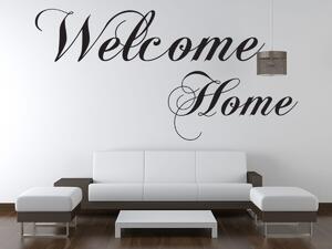 Nálepka na zeď Welcome Home Barva: Bílá, Rozměry: 200 x 100 cm