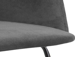 Designové židle Aleem antracitová