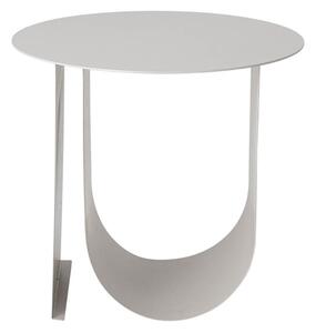 MUZZA Kovový odkládací stolek Bodhi Ø 43 x 38 cm šedý