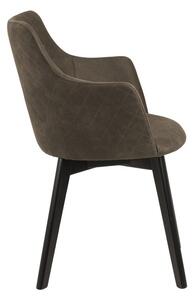 Designové židle Aleksander olivově zelená