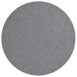 Hans Home | Kusový koberec Braided 105551 Light Grey kruh – na ven i na doma - 150x150 (průměr) kruh