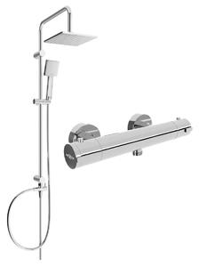 Mexen Tord sprchový set s dešťovou sprchou a termostatickou sprchou Kai , chromová, 77100200-00