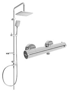 Mexen Sven sprchový set s dešťovou sprchou a termostatickou sprchou Kai , chromová, 77150262-00