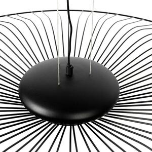 Černé kovové závěsné LED světlo ZUIVER SPIDER 90 cm