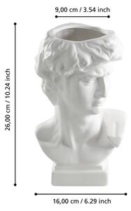 Eglo 421001 - Keramická váza FELICIEN 26x16 cm bílá