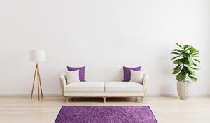 Betap koberce Kusový koberec Eton 45 fialový čtverec - 80x80 cm