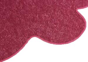 Vopi koberce Květinový koberec Eton růžový - 120x120 kytka cm