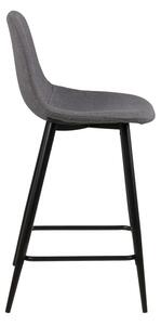 Designová barová židle Alphonsus světlešedá
