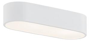 Stropní svítidlo Tilden z oceli v bílé barvě, délka 50 cm