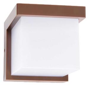 VK Light Neon LED nástěnné svítidlo IP65 čtvercové Hnědá