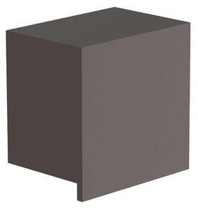 VK Light Pit LED nástěnné svítidlo IP65 hranaté Hnědá2700K