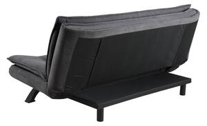 Designová rozkládací sedačka Alun 196 cm tmavě šedá