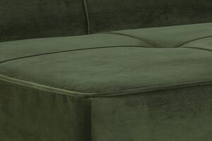 Designová rozkládací sedačka Amadeo 198 cm lesnická zelená