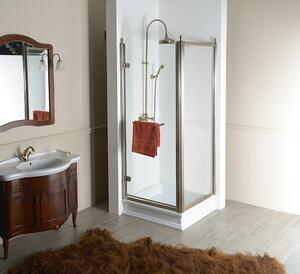 Sprchové dveře jednodílné levé GQ1280LC čiré sklo