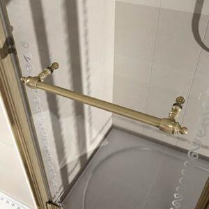 Sprchové dveře jednodílné levé GQ1280LC čiré sklo
