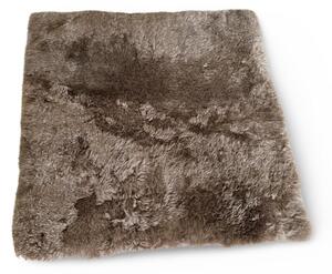 Kožený koberec z ovčí kůže - střižený chlup - taupe - 2K - rovný 2 kůže Střižený chlup 5 cm