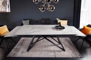 Roztahovací keramický stůl Callen 180-220-260 cm šedý