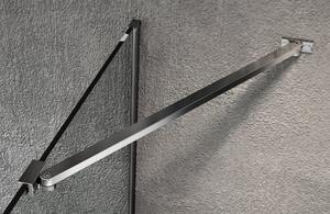 Gelco, VARIO CHROME jednodílná sprchová zástěna pro instalaci ke zdi, čiré sklo, 700 mm, GX1270GX1010