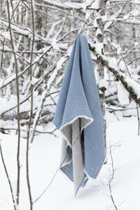 Vlněná deka Duetto 140x180, modro-béžová