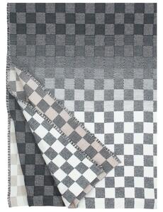 Merino deka Shakki 130x180, béžovo-černo-bílá