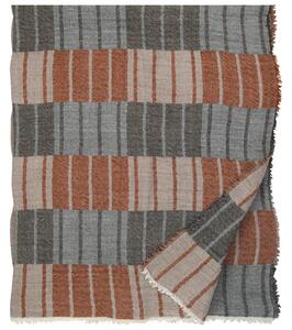 Vlněná deka Sointu 140x180, skořicovo-hnědá