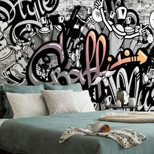 Tapeta moderní graffiti umění - 150x270