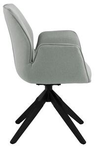 Designová židle Ariella světle šedá - černá