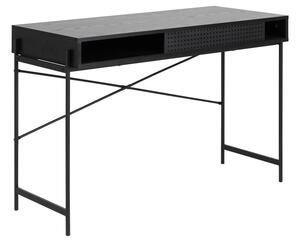 Designový psací stůl Naarah 110 cm černý