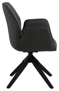 Designová židle Ariella tmavě šedá
