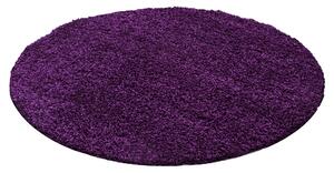 Ayyildiz koberce Kusový koberec Life Shaggy 1500 lila kruh ROZMĚR: 200x200 (průměr) kruh