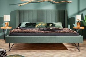 Designová postel Phoenix 160 x 200 cm zelená