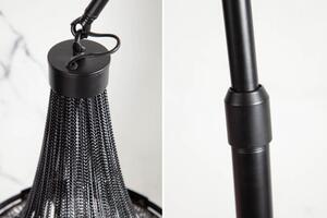Designová stojanová lampa Kingdom 170 - 210 cm černá