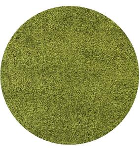 Ayyildiz koberce Kusový koberec Life Shaggy 1500 green kruh - 120x120 (průměr) kruh cm
