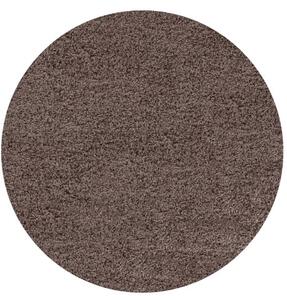 Ayyildiz koberce Kusový koberec Life Shaggy 1500 mocca kruh ROZMĚR: 200x200 (průměr) kruh