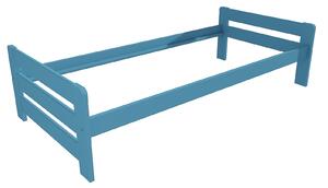 Vomaks Jednolůžková postel VMK003D Rozměr: 100 x 200 cm, Barva: barva modrá