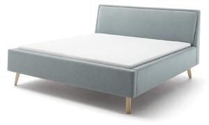 Čalouněná postel deria 140 x 200 cm světle modrá