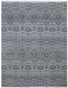 Diamond Carpets koberce Ručně vázaný kusový koberec Diamond DC-EKT L silver/black - 120x170 cm
