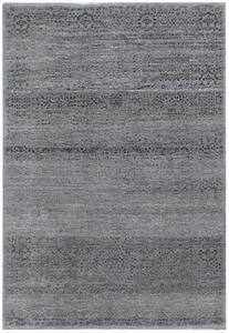Diamond Carpets koberce Ručně vázaný kusový koberec Diamond DC-MAMLOOK jeans blue/black - 140x200 cm