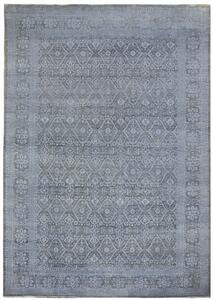 Diamond Carpets koberce Ručně vázaný kusový koberec Diamond DC-HALI B Light grey/blue - 120x170 cm